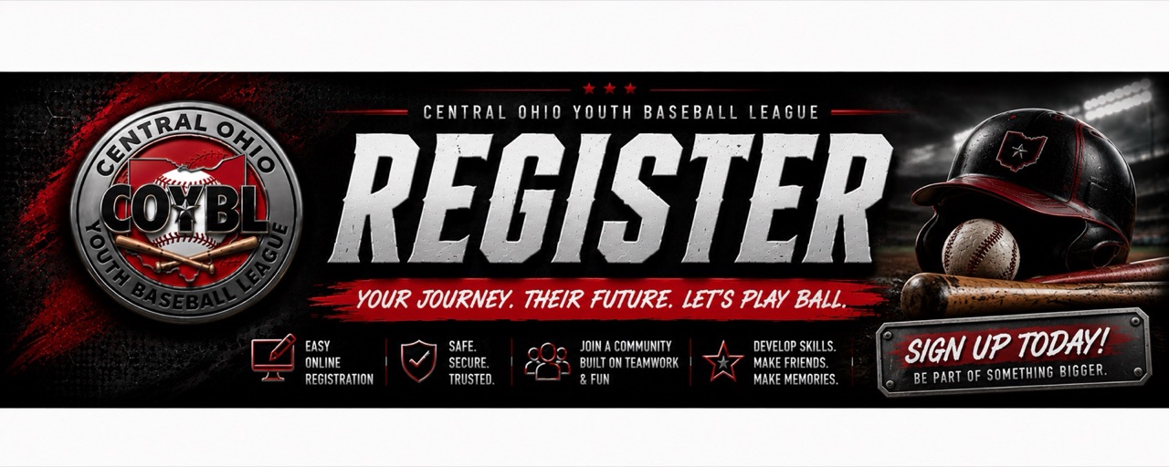 Team Registration, Central Ohio Youth Baseball League
